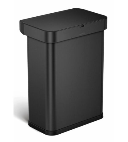 Simplehuman RECTANGULAR 58L - black (ST2042) - Bezdotykový koš